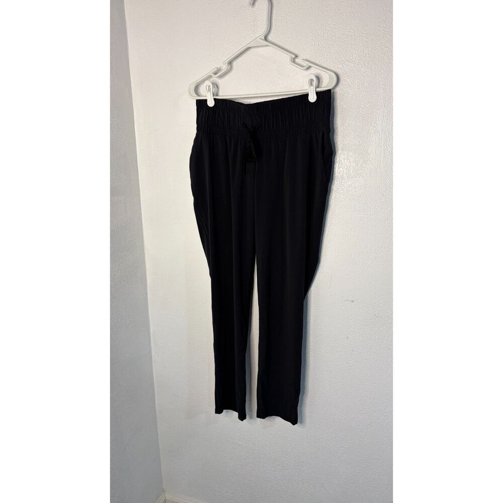 Gap Maternity Black Pants Size M – Pull-On Stretch Pant with Drawstring Waist